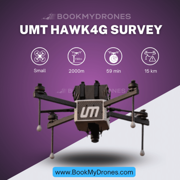 UMT HAWK4G Survey_BookMyDrones.com